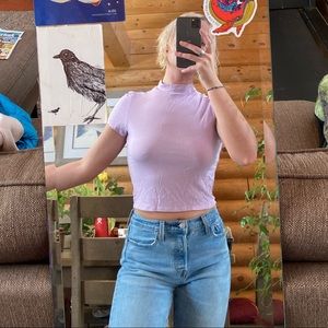 Lavender tuneck shirt